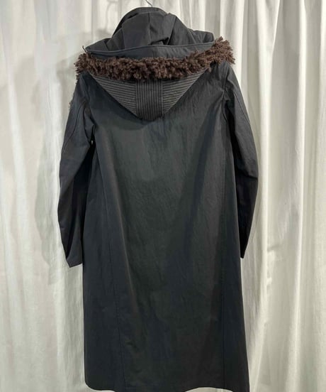 美品 2018AW yohji yamamoto pour homme ダブルフ－ドコート（HV-D23-022）