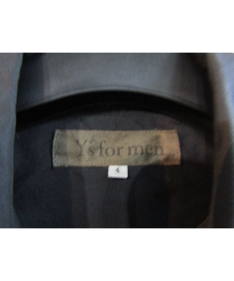 Y's for men yohji yamamoto 黒 シンプルブラウス MU-B01-018