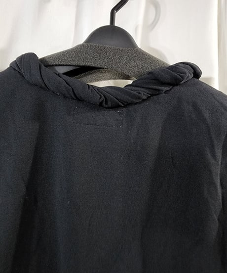 1998ss yohji yamamoto femme 黒デザインカットソー  (FJ-T40-653)