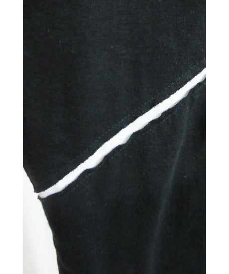 B yohji yamamoto +noir 長袖 断ち切りデザインカットソー N-1