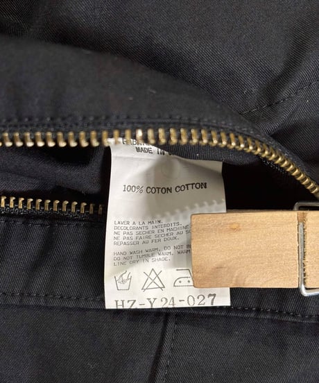 2004SS yohji yamamoto pour homme ダブルジップブルゾン（HZ-Y24-027）