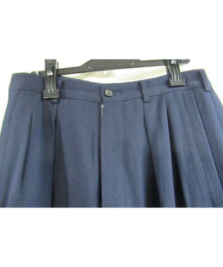 80's COMME des GARCONS HOMME PLUS 紺 vintage サイドテープパンツ　PP-05017M