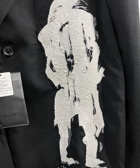2020SS yohji yamamoto pour homme 2釦刺繡ジャケット（HN-J97-102）