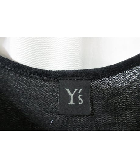 Y's yohji yamamoto 素材切り替えデザインロングワンピース YW-T08-061