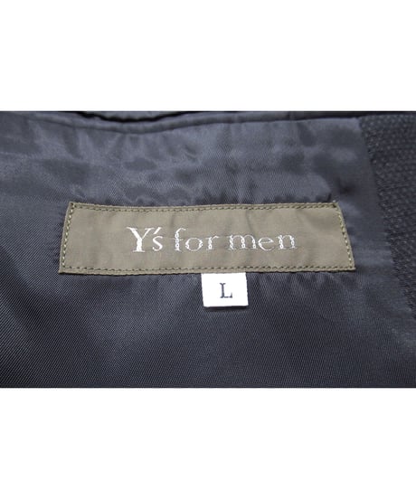 90’s Y’s for men yohji yamamoto vintage 麻 フラップポケットデザインジャケット（MJ-J03-303）