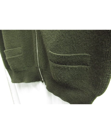 95aw yohji yamamoto pour homme vintage 鹿鳴館期 カーキ ニットベスト（HE-K13-191）