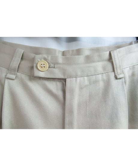 93ss yohji yamamoto femme vintage ベージュ切替えデザインパンツ FC-P83-006