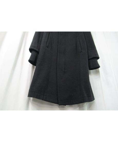 10aw yohji yamamoto +noir ニット切替デザインコート NC-C06-103