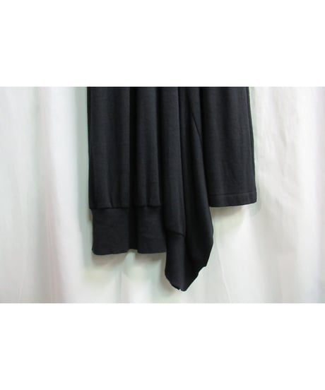 Y's yohji yamamoto アシメトリーデザインカットソーワンピース YE-T08-960