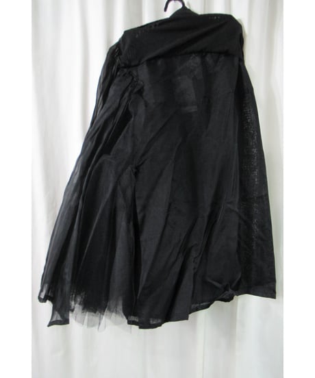 レア AD1988 COMME des GARCONS NOIR 変形チュールフレアスカート AO-15001S