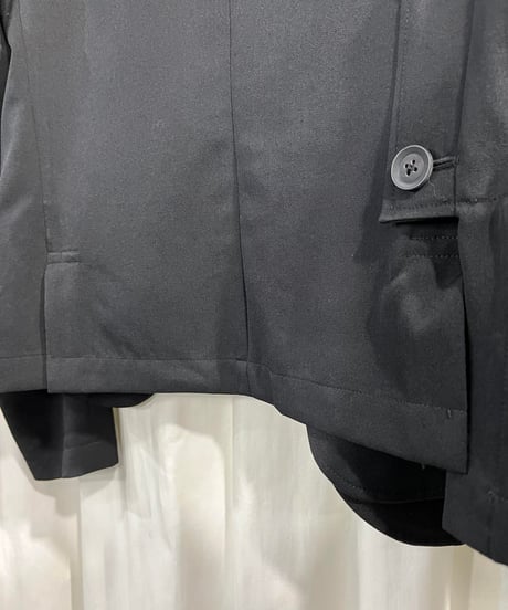 美品 2021SS yohji yamamoto pour homme デザインショートジャケット（HD-J37-100）