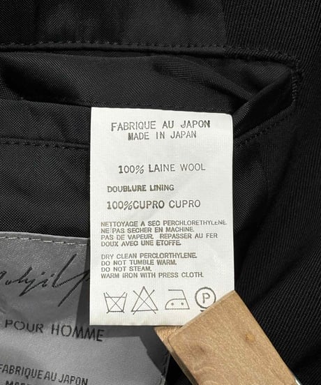 2002AW yohji yamamoto pour homme ジップジャケット（HM-J48-108）