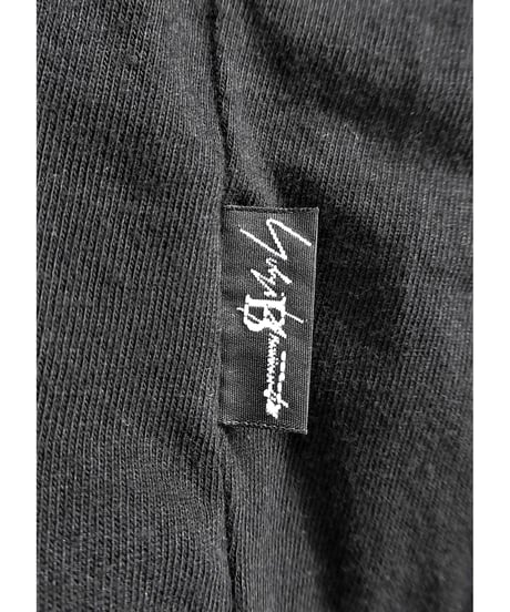 19aw B yohji yamamoto 半袖 断ち切りデザインプリントカットソー NC-T67-082