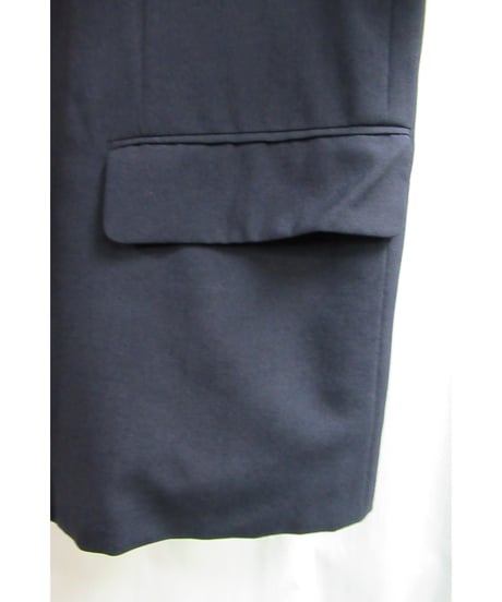 AD1989 COMME des GARCONS HOMME PLUS 紺 襟テープ付きダブルジャケット PJ-11014M