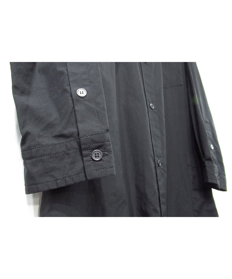 YOHJI YAMAMOTO +NOIR ボウタイロングブラウス　シースルー YOHJI YAMAMOTO +NOIR ボウタイロングブラウス シースルー