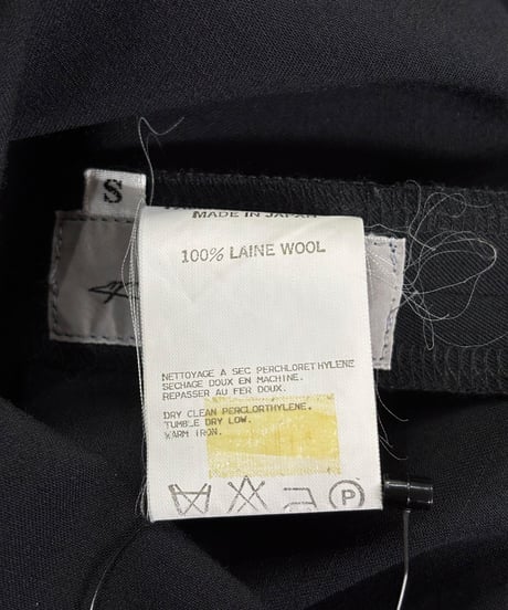 1997SS yohji yamamoto femme vintage ノ－スリーブワンピース（FU-D54-100(S)）