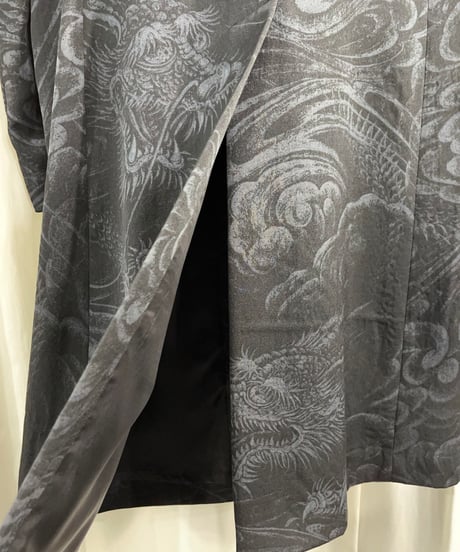 2022AW yohji yamamoto pour homme 龍柄三つ釦ロングジャケット （HE-J58-510）