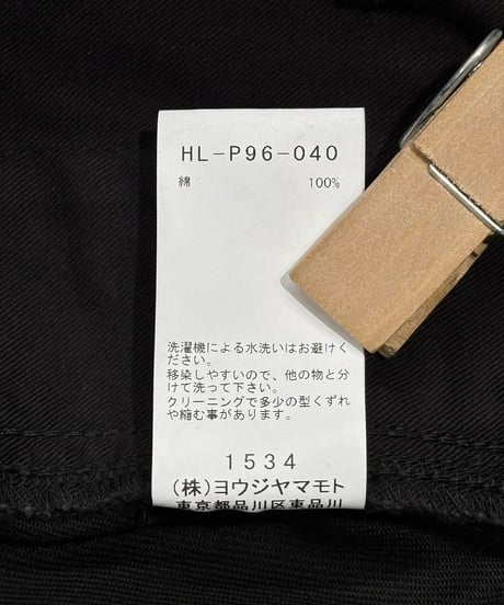 新品 BLACKScandal yohji yamamoto 12タック ワークパンツ（HL-P96-040）