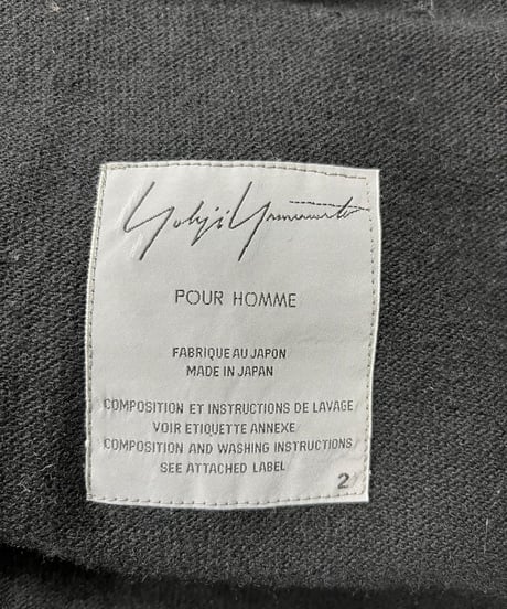 2019AW yohji yamamoto pour homme 5釦デザインジャケット（HC-J59-133）