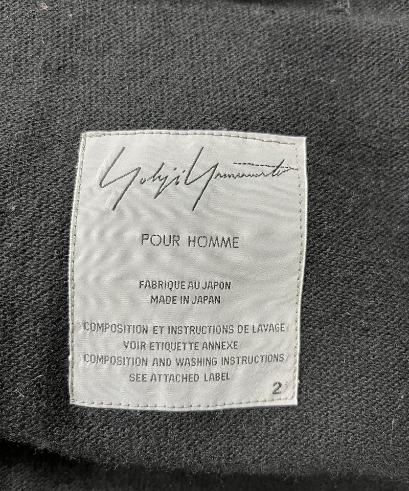 2019AW yohji yamamoto pour homme 5釦デザインジャケット(HC 2019AW yohji yamamoto pour homme 5釦デザインジャケット(HC