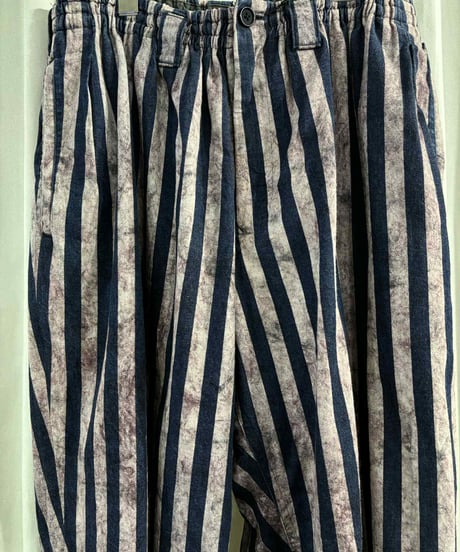 2018SS yohji yamamoto pour homme ストライプパンツ（HW-P37-016）