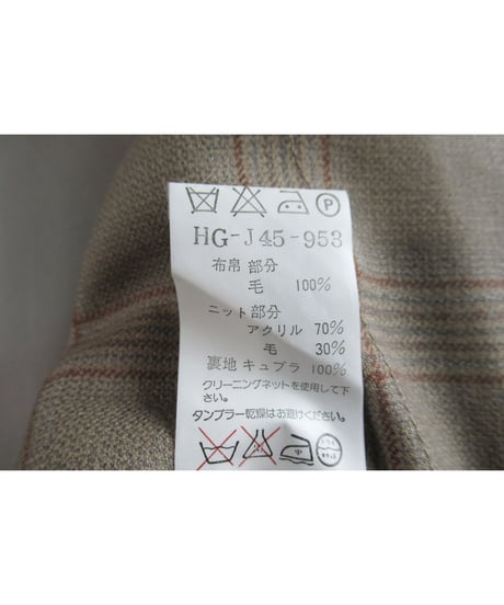 96aw yohji yamamoto pour homme vintage 脱色期 切替えデザインジャケット HG-J45-953