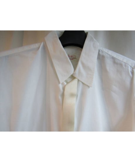 yohji yamamoto COSTUME D’ HOMME フライフロント 素材切替ブラウス HJ-B92-046