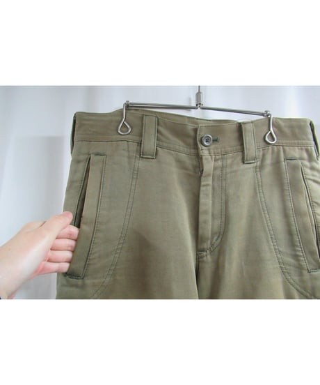 Y's for men yohji yamamoato カーキ ミリタリーデザインパンツ MB-P09-001