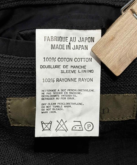 Y's for men yohji yamamoto コットンデザインジャケット（MZ-J01-008）