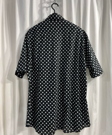 2017SS yohji yamamoto pour homme ドット半袖シャツ（HD-B51-034）