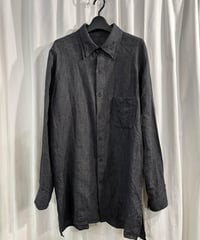 2024SS yohji yamamoto pour homme 二重襟長袖ブラウス（HS-B16-304）