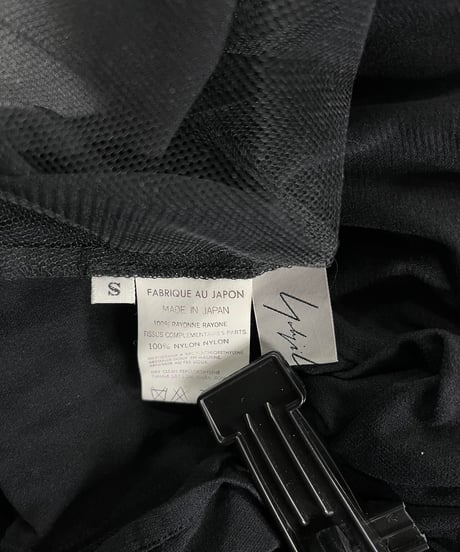 チュール付き 1994SS yohji yamamoto femme vintage デザインドレス（FT-D56-813）