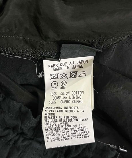 Y's yohji yamamoto アシンメトリー サルエルパンツ（YE-P01-028）