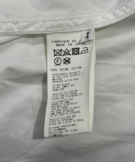 B yohji yamamoto コットン ブラウス（ND-B57-001）