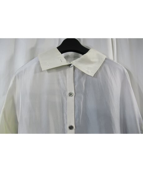 18ss yohji yamamoto pour homme シルク 内田すずめ 太陽の子プリントブラウス（HW-B28-422）