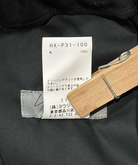 2021AW yohji yamamoto pour homme ワイドハーフパンツ（HX-P31-100）
