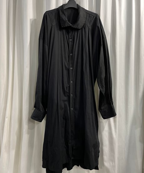 2018aw yohji yamamoto pour homme 素材切替えデザイン オーバーブラウス（HV-B03-800-3）