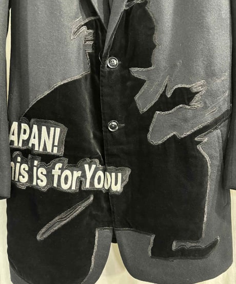 2017AW yohji yamamoto pour homme サムライ柄ジャケット（HK-J36-120）