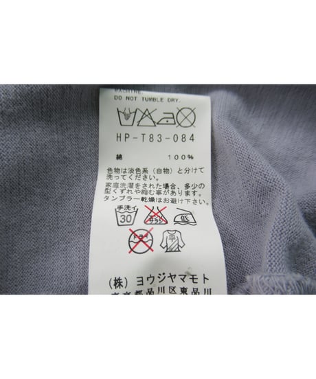 11aw yohji yamamoto pour homme プリントTシャツ（HP-T83-084）