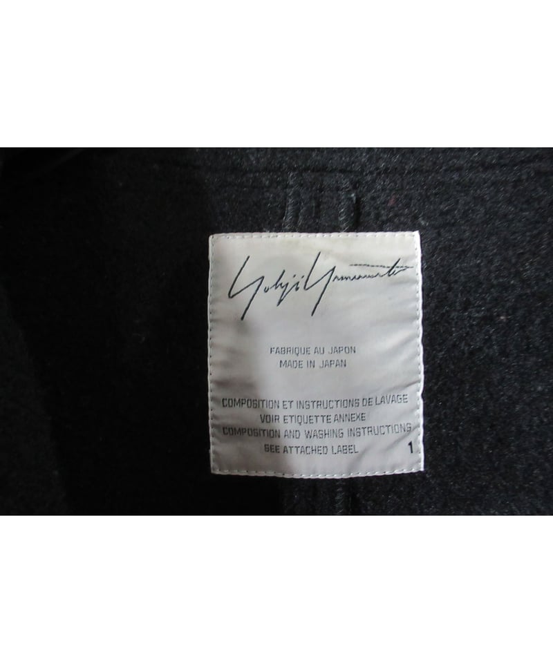 04aw yohji yamamoto femme アシメトリー デザインショートジャケット