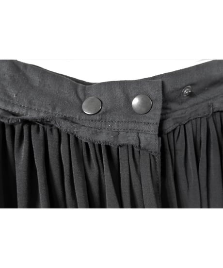 Y’s yohji yamamoto 素材切り替え フレアスカート YN-S40-834