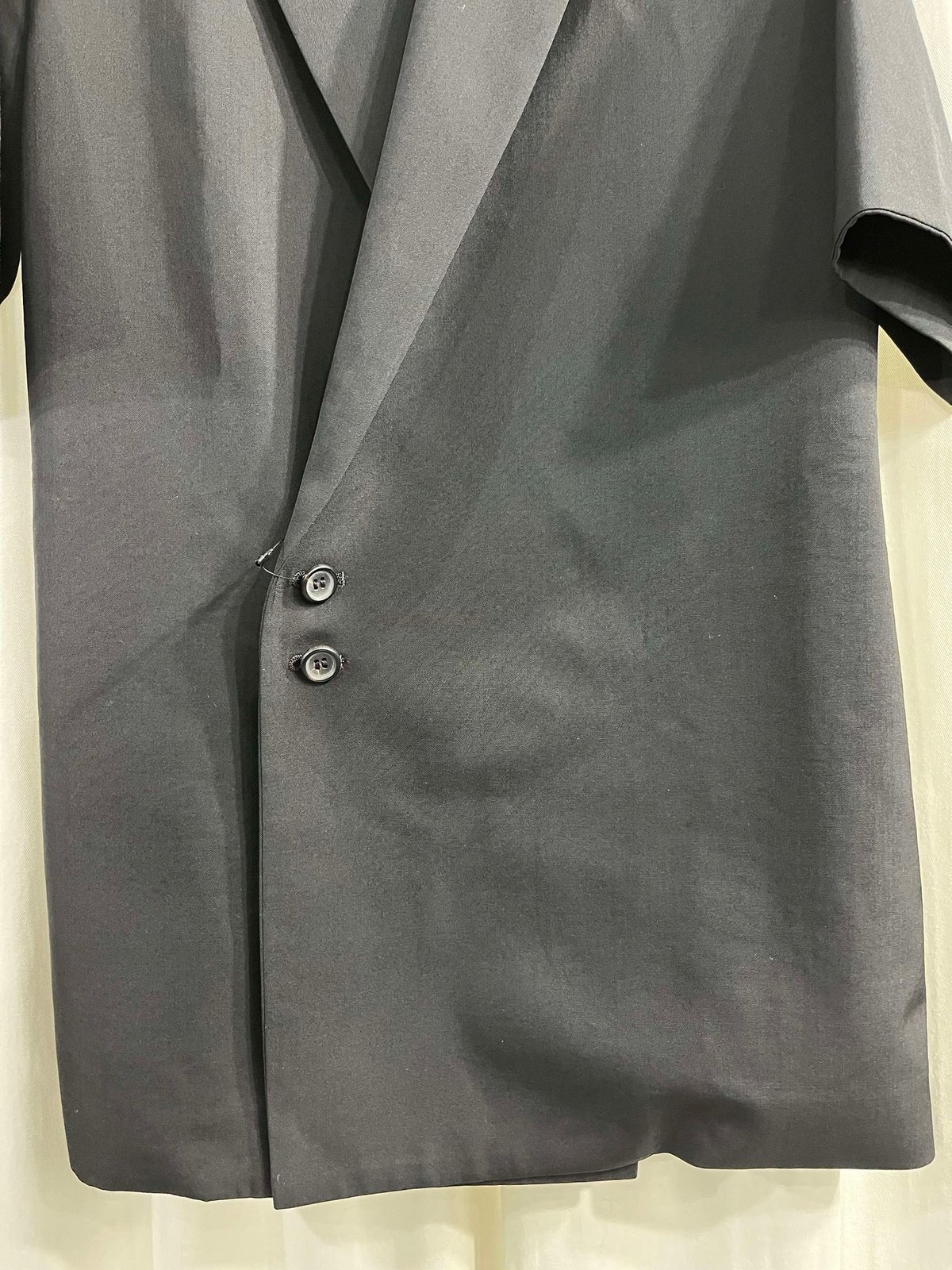 極美品❤Yohji Yamamoto 2022SS 半袖ジャケット Y's yohji yamamoto 半袖ジャケット（YC-J32-100） | LA GRA