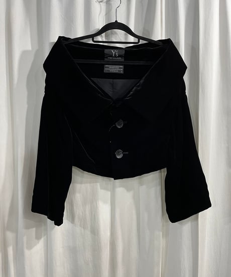 2000's Y's yohji yamamoto ベロアショートジャケット（YN-J12-205）