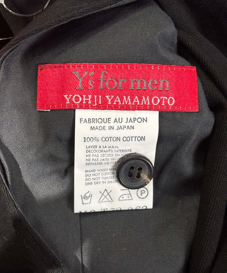 未使用 赤タグ Y's for men yohji yamamoto ウエストゴムパンツ（MG-T78-062）