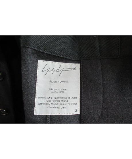 13aw yohji yamamoto pour homme ポケットデザインジャケット HQ-J46-135
