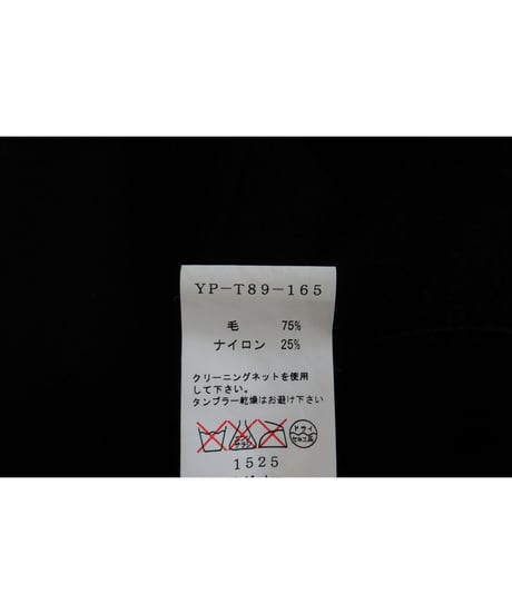 Y's yohji yamamoto 素材切り替えデザインショートPコート YP-T89-165