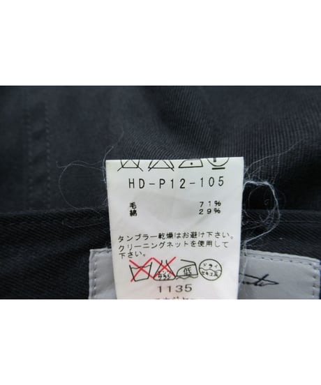 17ss yohji yamamoto POUR HOMME ミリタリーデザインパンツ HD-P12-105