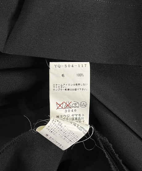 Y's yohji yamamoto プリーツ ロングカート（YQ-S07-117）