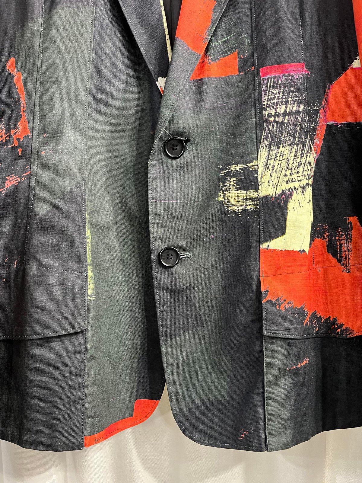 2016SS yohji yamamoto pour homme 朝倉優佳 ペイントジャケット 2016SS yohji yamamoto pour homme 朝倉優佳 ペイントジャケット