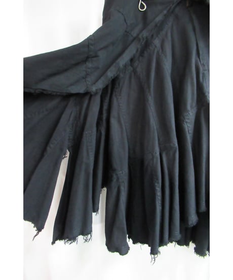 AD2004 JUNYA WATANABE COMME des GARCONS アシメトリーデザインフレアスカート JO-S094